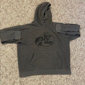 Bass Pro Shops Gray Sweatshirt Hoodie